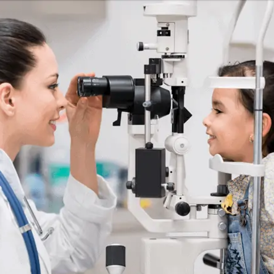 pediatric eye exam in Crossroads